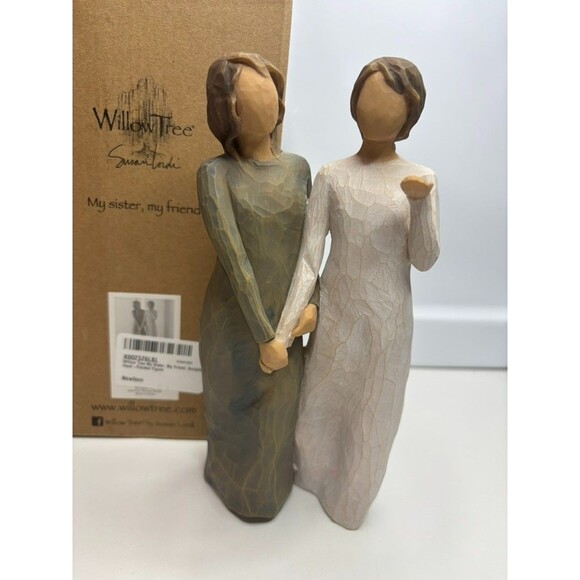 Willow Tree By My Side Sisters Sculpture Collection Hand Painted Figure Resin - Picture 2 of 11